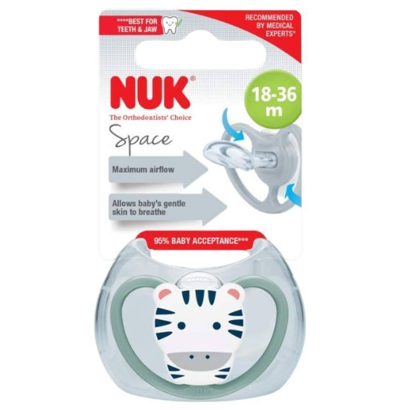 NUK Silicone Space Soother 18-36M