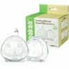 Haakaa Ladybug Breast Milk Collector set includes two clear silicone collectors, designed for easy milk storage.