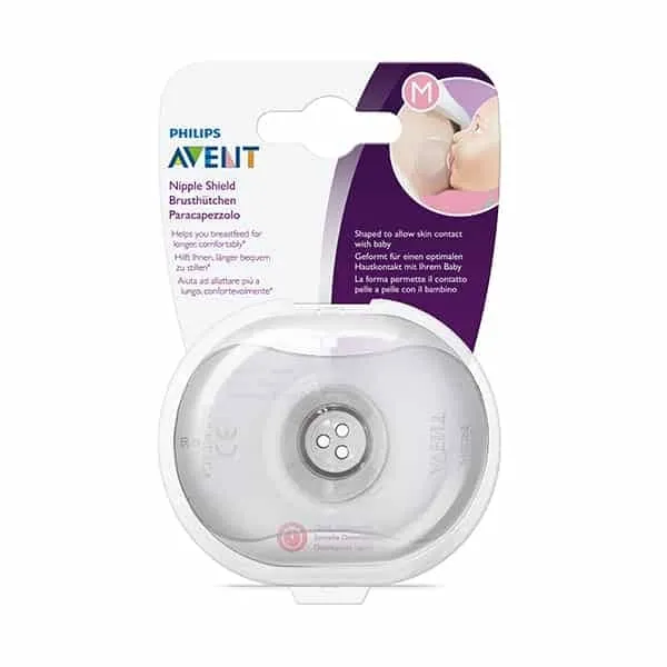 Philips Avent Nipple Shield – medium – pair — Philips Avent Nipple Shield – medium – pair