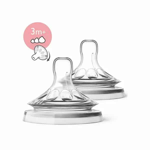 Philips Avent Natural Teats – 3m+ Variable Flow — Philips Avent Natural Teats – 3m+ Variable Flow