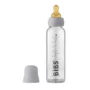 BIBS Glass Baby Bottle Set 225ml - Cloud