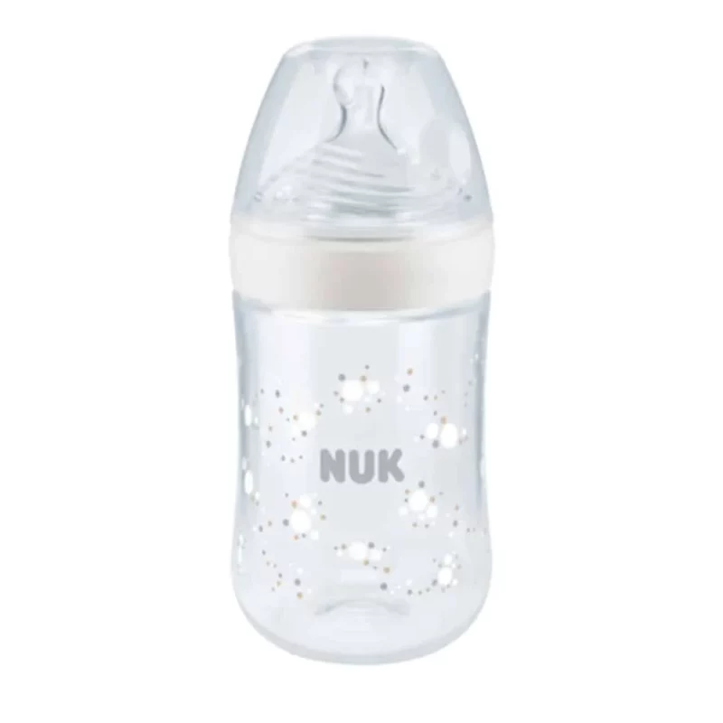 Nuk Nature Sense Temperature Control Bottle 260Ml 6-18M (M) – Bubbles — Nuk Nature Sense Temperature Control Bottle 260Ml 6-18M (M) – Bubbles