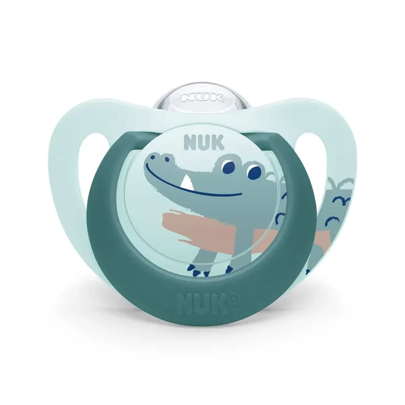 6009544210092-NUK-SILICONE-STAR-SOOTHER-18-36M-CROC