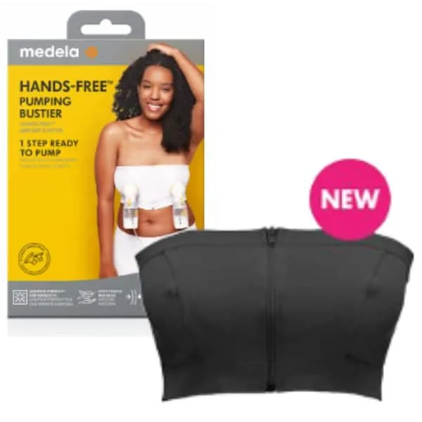 Medela Hands-Free™ Pumping Bustier (Black) — Medela Hands-Free™ Pumping Bustier (Black)