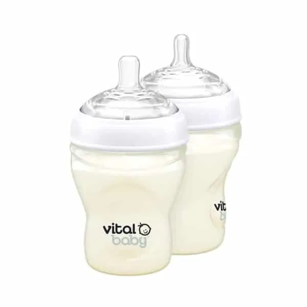 Vital Baby® NURTURE™feeding bottle 240ml 2pk — Vital Baby® NURTURE™feeding bottle 240ml 2pk