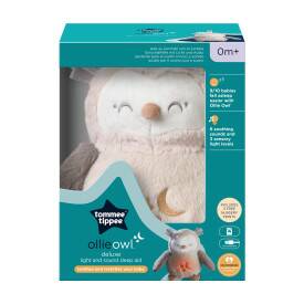 Tommee Tippee Mini Travel Sleep Aid featuring Ollie The Owl in a cozy packaging, designed for soothing comfort for infants.