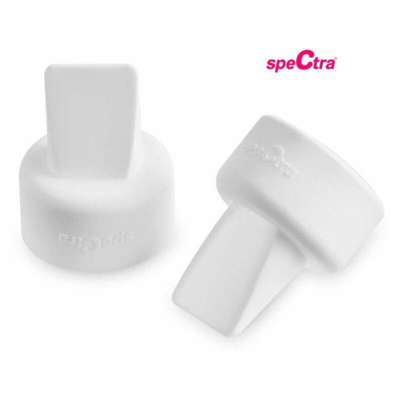 Spectra Silicone Valve, white, designed for use with breast pumps for effective milk expression.