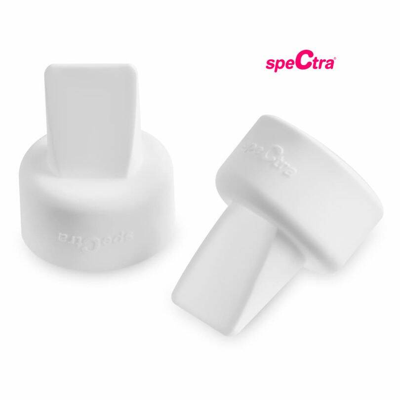 Spectra Silicone Valve, white, designed for use with breast pumps for effective milk expression.
