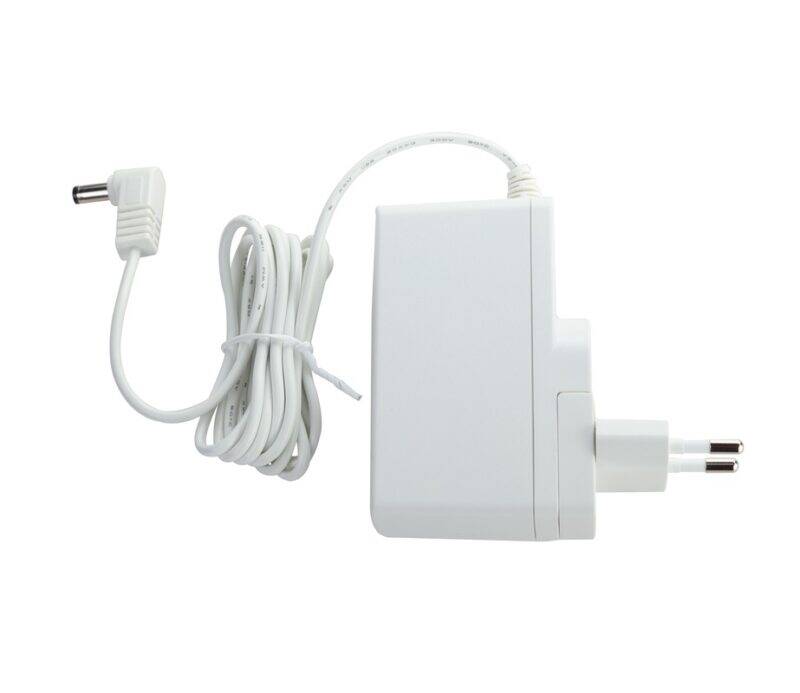 Spectra S1 Plus rechargeable pump power adapter with a white cable, designed for convenient charging.