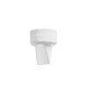 Spectra Accessory Kit in white, featuring a nipple shield with a unique angled design for comfort and efficiency.