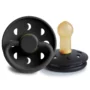 FRIGG Moon Latex Pacifier - Size 2 - Jet Black