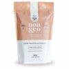 Noa & Co Replenishing Protein Powder in chocolate flavor, 525g bag, features a sleek design with plant-based nourishment