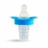 Munchkin Medicator in blue with a clear measuring cup and soft nipple for easy medication delivery.