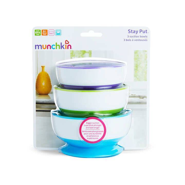Munchkin Stay Put Suction Bowls