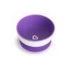 Munchkin Stay Put Suction Bowl in purple with a white band, designed to prevent spills during mealtime.