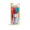 Munchkin White Hot Safety Spoon 4-pack featuring vibrant colors with heat-sensitive tips that indicate when food is too hot.