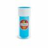 Munchkin Miracle 360° personalised insulated cup in blue with a fun sticker featuring a dog and cat design.