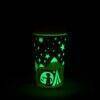 Munchkin Miracle 360° Glow In The Dark Cup in astronaut design, featuring camping-themed graphics and glowing stars.
