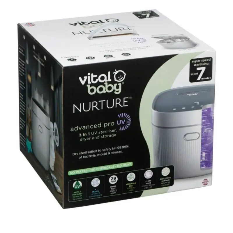 Vital Baby NURTURE Advanced Pro UV sterilizer & Dryer — Vital Baby NURTURE Advanced Pro UV sterilizer & Dryer