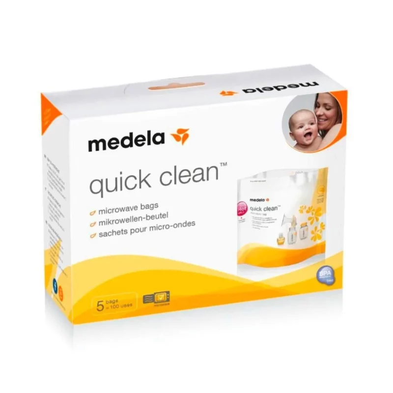 Medela Quick Clean Microwave Bags 5Pc — Medela Quick Clean Microwave Bags 5Pc