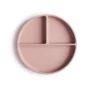 Mushie Silicone Suction Divider Plate - Blush