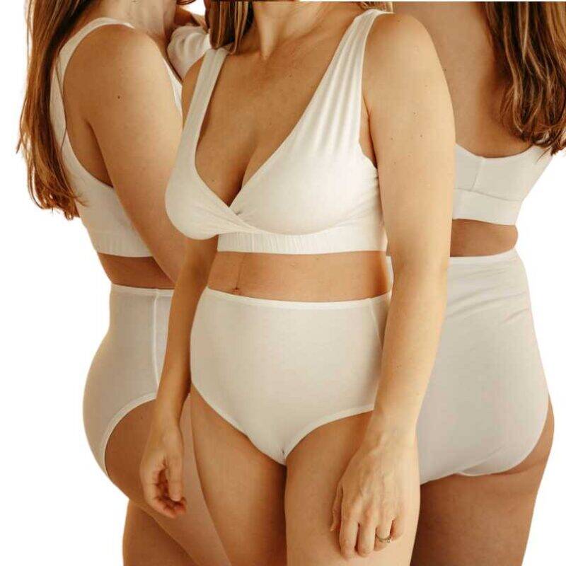 myboombra® high-rise underwear bundle 3pk in black, green, and white, featuring a comfortable, stretchy design.