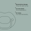 Tommee Tippee Moda Soother 0-6M 2Pk features a symmetrical design with air holes for breathability and a curved shield for