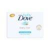 Baby Dove Rich Moisture Soap Bar 75g in a white box with blue accents, labeled as mild and nourishing.