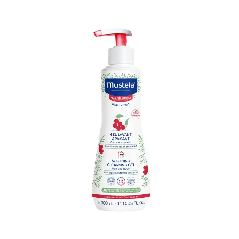 Mustela Soothing Cleansing Gel 300Ml — Mustela Soothing Cleansing Gel 300Ml