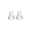 Spectra Valves for Handsfree Cup Set, clear plastic valves designed for efficient milk expression.
