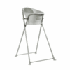 Shnuggle Folding Bath Stand in white, featuring a sturdy frame and a compact design for easy storage.
