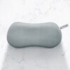 Shnuggle Kneeler in soft grey with a textured surface for comfort, designed for easy kneeling during baby care.