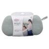 Shnuggle Kneeler in soft grey, designed for comfort during bath time, featuring a waterproof surface and hanging loop.