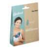 Carriwell Breast Soother pack featuring two therapeutic soothers, designed for new mothers, with a smiling woman in the
