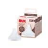 NUK Perfect Match Teat 3m+, silicone, includes two teats in a packaging designed for easy storage.