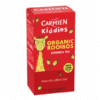 Carmién Kiddies Organic Rooibos Tea, red box with a giraffe design, contains 20 caffeine-free teabags.