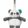 Tommee Tippee Mini Pip The Panda Travel Sleep Aid, a soft plush panda with a turquoise ear, perfect for soothing babies.
