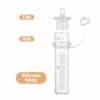 Colostrum Collector by All Things Breastfeeding, featuring a clear silicone body, cap, and nib for easy collection.