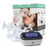 Baby Womb World Double Electric Breast Pump with display unit and two breast shields, designed for efficient milk expression.