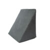 Baby Womb World Solid Foam Comfort Wedge in dark gray, featuring a sloped design for ergonomic support.