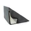 Baby Womb World Solid Foam Comfort Wedge in dark gray, featuring a soft, textured surface and supportive angled design.