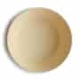 Mushie Dinner Bowl Round - Pale Daffodil