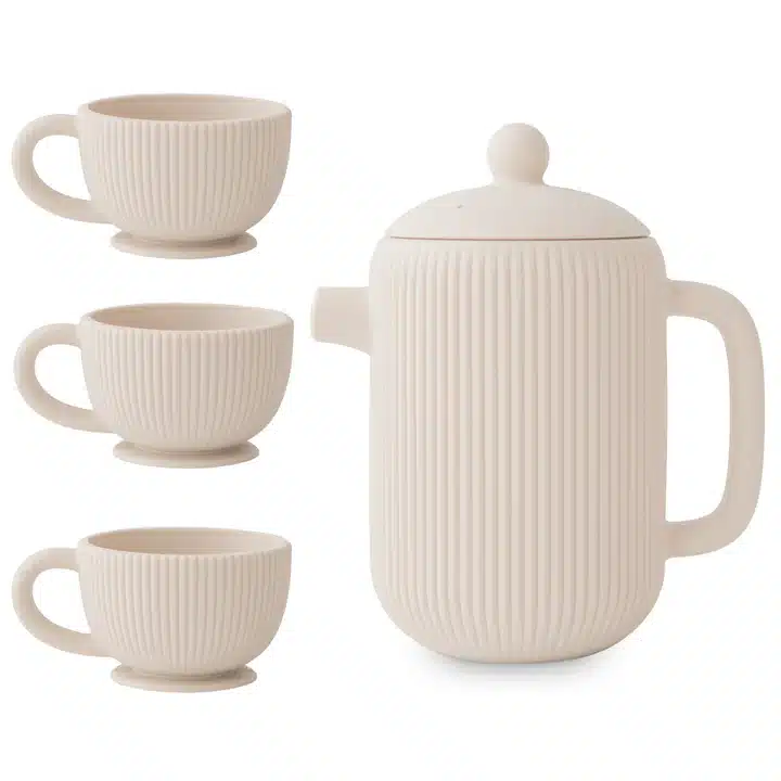 Mushie Silicone Play Tea Set — Mushie Silicone Play Tea Set