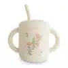 Mushie Silicone Training Cup and Straw — Mushie Silicone Training Cup and Straw