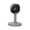 Hubble AI Vision security camera in gray with a flexible base for easy positioning and a sleek design.