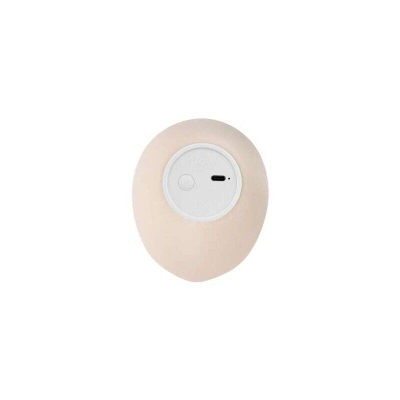 Flow Amsterdam Night Light featuring Liva character, soft beige design with a simple control button on the base.