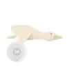 Flow Amsterdam Liva Heartbeat Rechargeable Comforter in beige and brown, shaped like a duck with a soothing heartbeat
