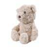 Flow Amsterdam Lou Heartbeat rechargeable comforter in beige with a soft, plush teddy bear design, perfect for comfort.