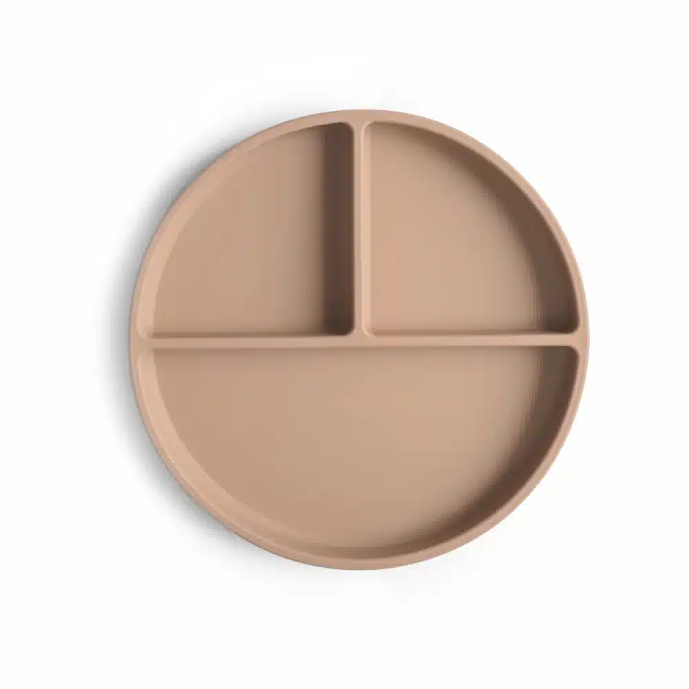 Mushie Silicone Suction Divider Plate — Mushie Silicone Suction Divider Plate