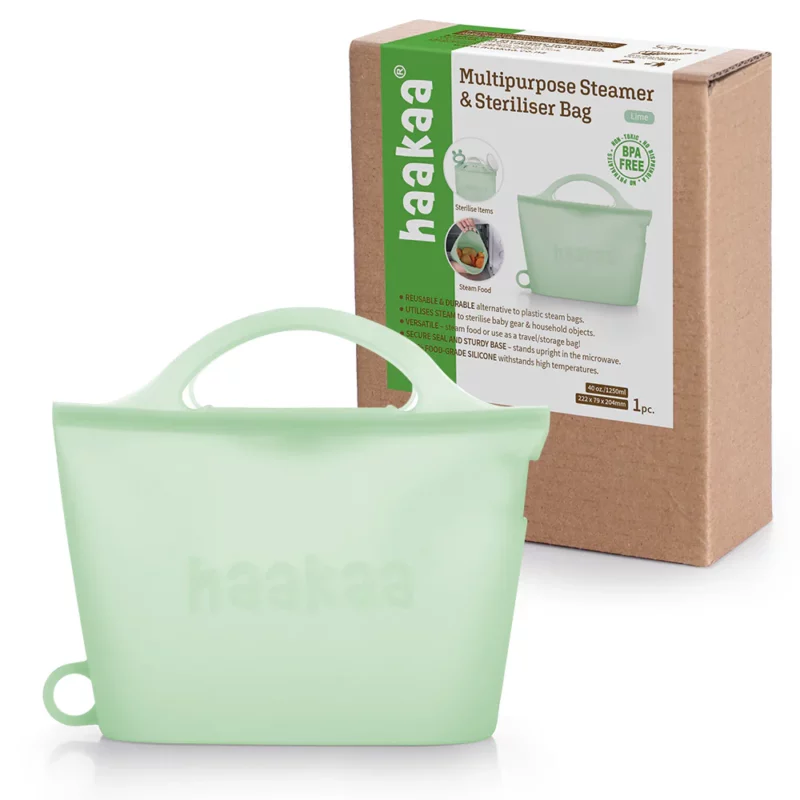 Haakaa Multipurpose Microwave Steamer & Steriliser Bag — Haakaa Multipurpose Microwave Steamer & Steriliser Bag